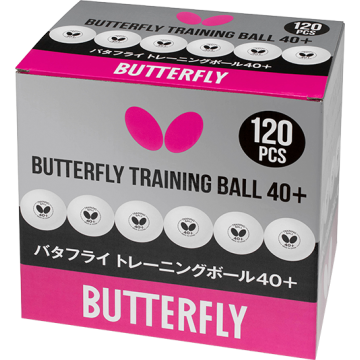 Butterfly Training Ball 40+ (Box of 120)